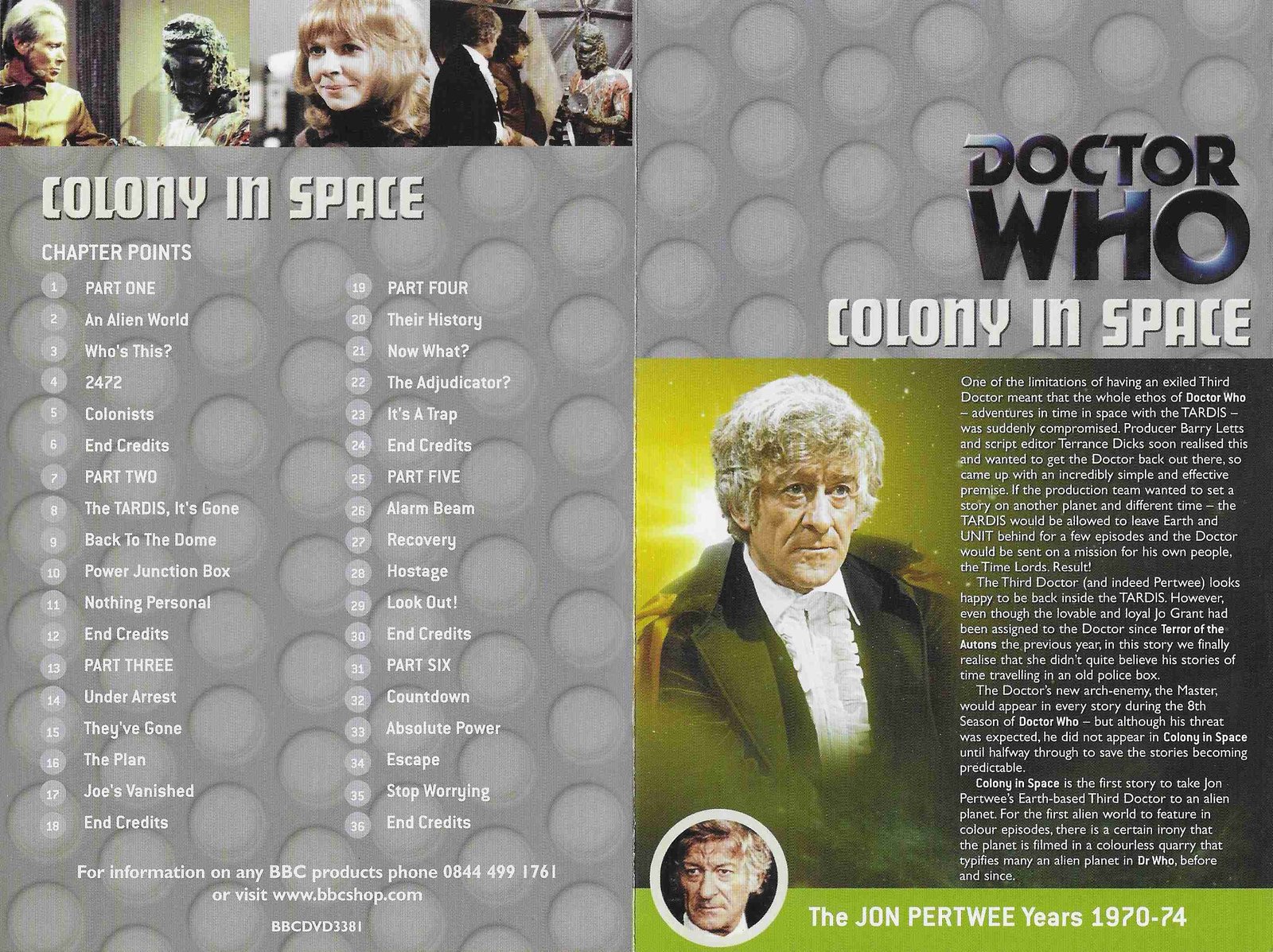 Inserts from BBCDVD 3381